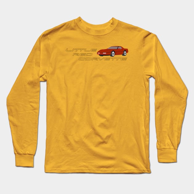 Little Red Corvette Long Sleeve T-Shirt by BigKevyMac